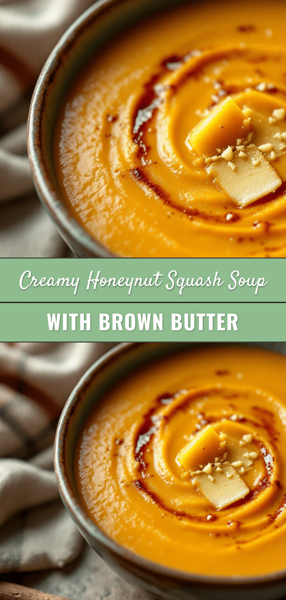 creamy honeynut squash soup recipe