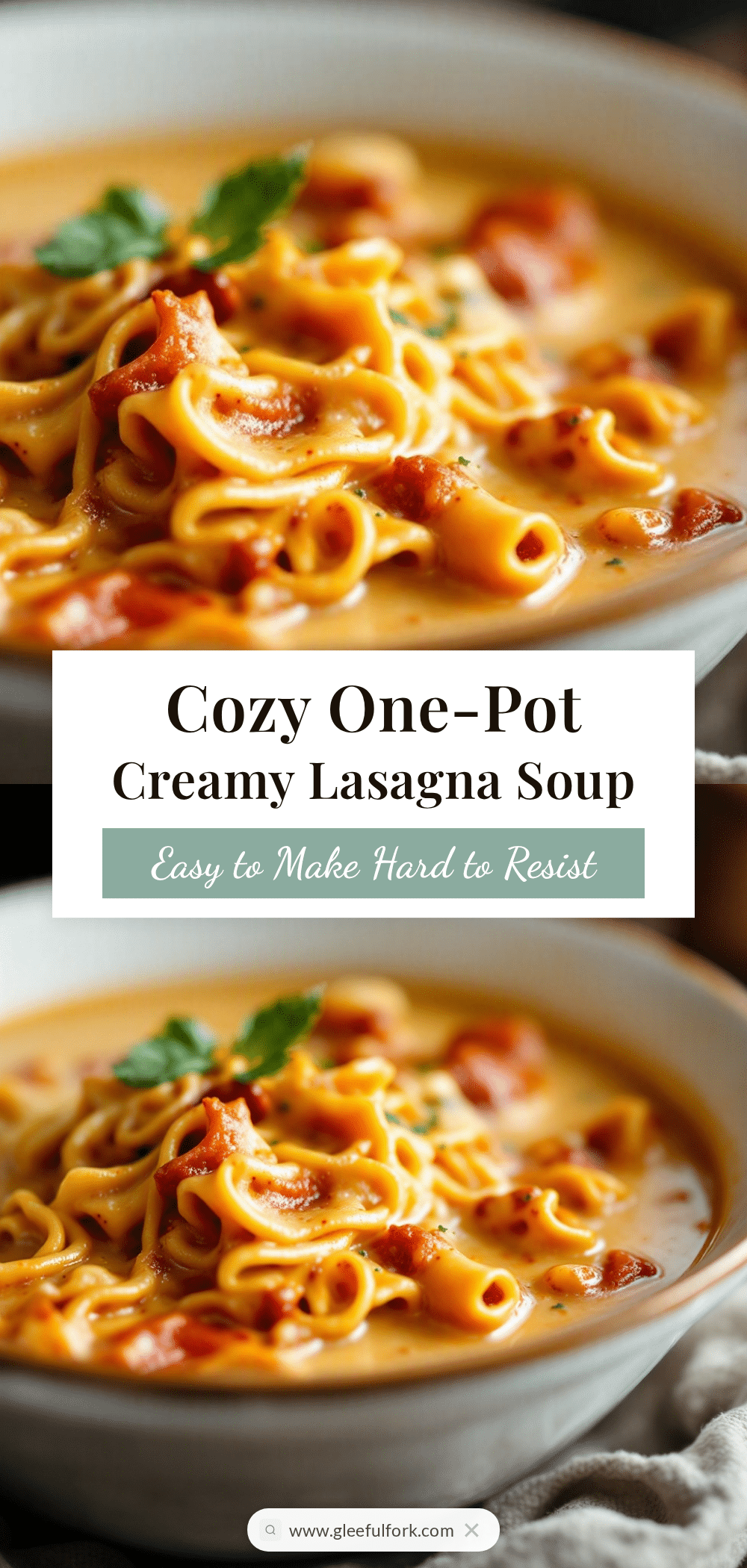 creamy lasagna soup recipe
