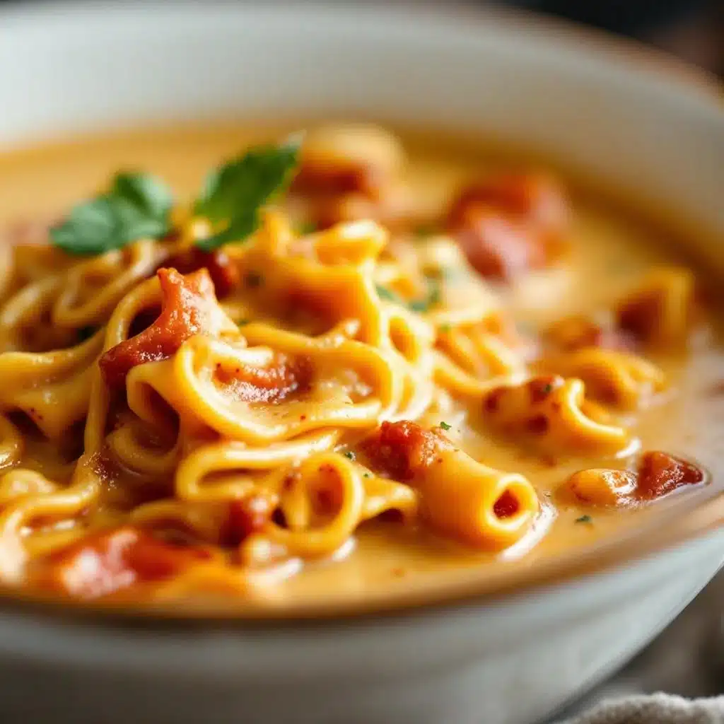 creamy lasagna soup - featured image