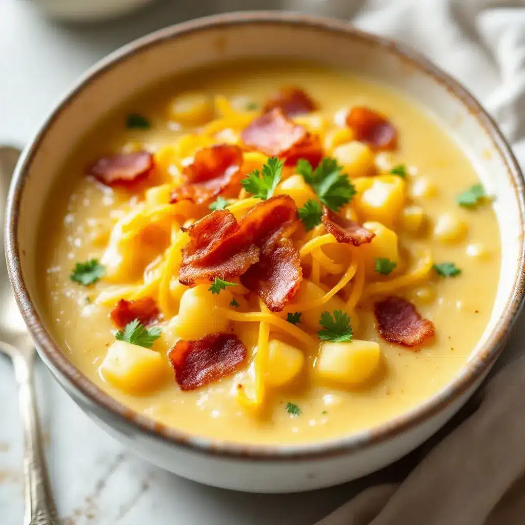 creamy loaded baked potato soup preparation steps