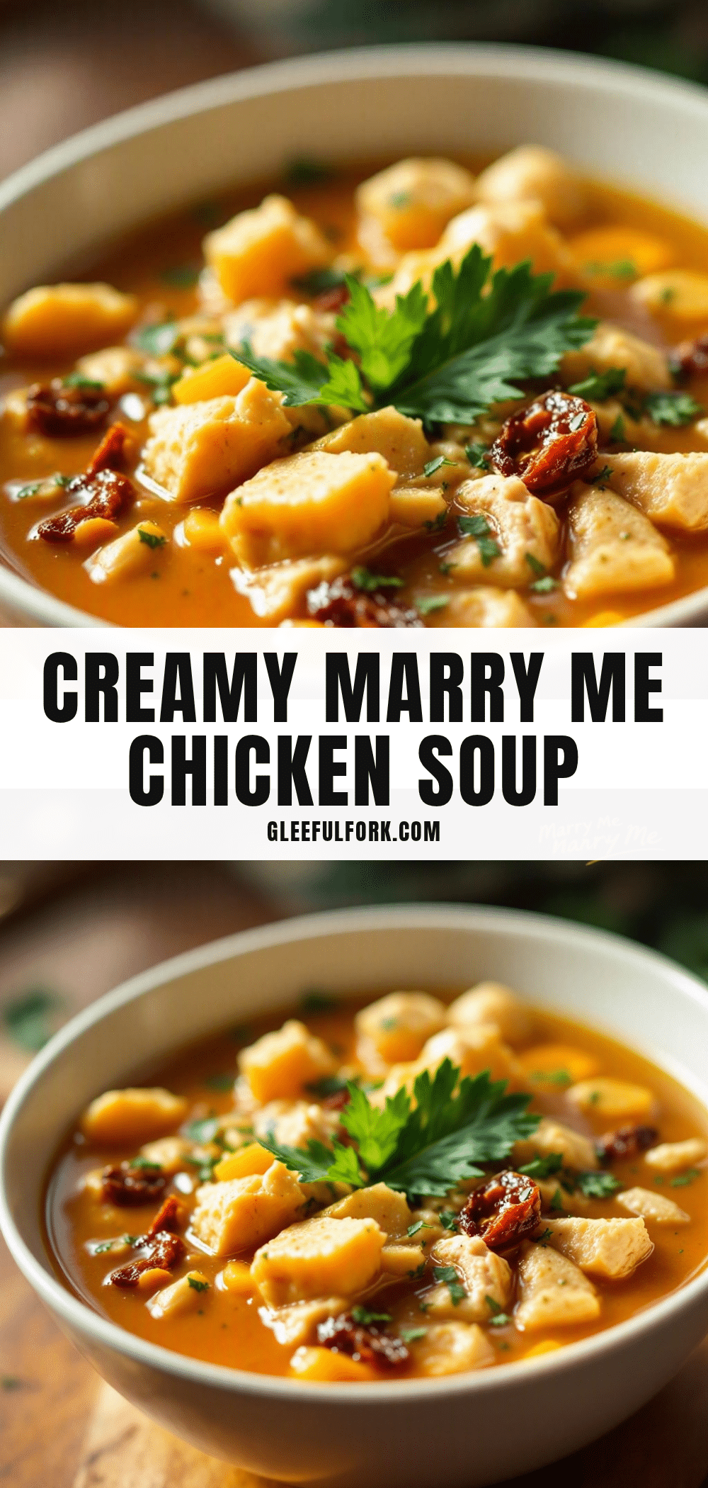 creamy marry me chicken soup recipe