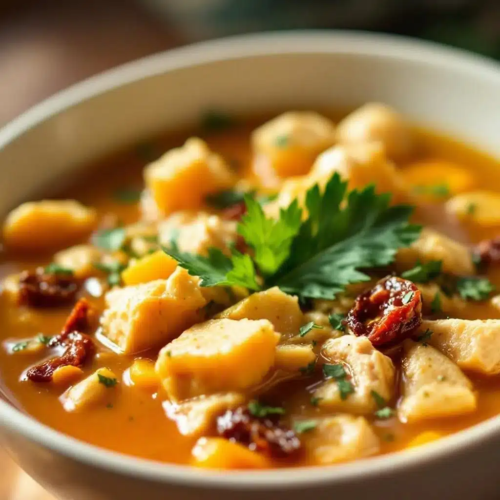 creamy marry me chicken soup - featured image