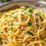 creamy one-pot garlic parmesan pasta - featured image