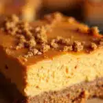 creamy pumpkin cheesecake bars - featured image