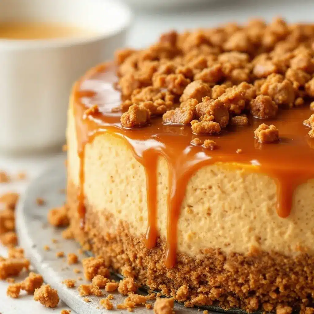 creamy salted caramel pumpkin cheesecake preparation steps