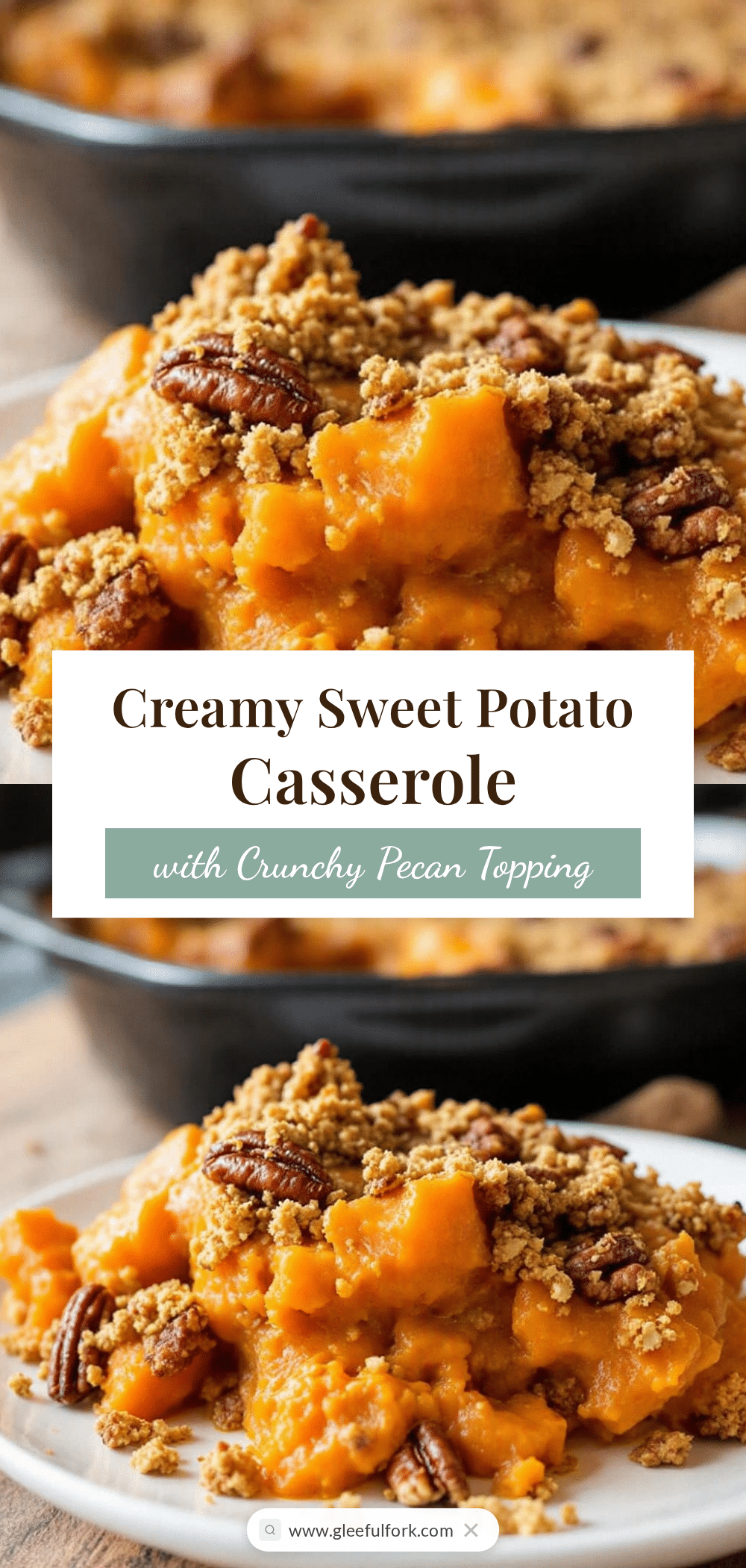 creamy sweet potato casserole recipe