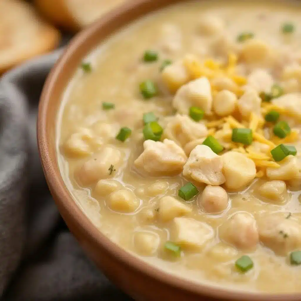 creamy white chicken chili - featured image