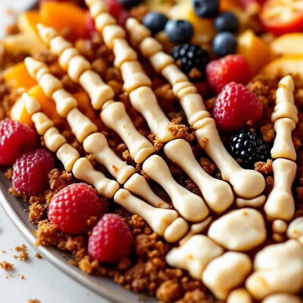Creepy Halloween Fruit Platter Skeleton Hand - featured image