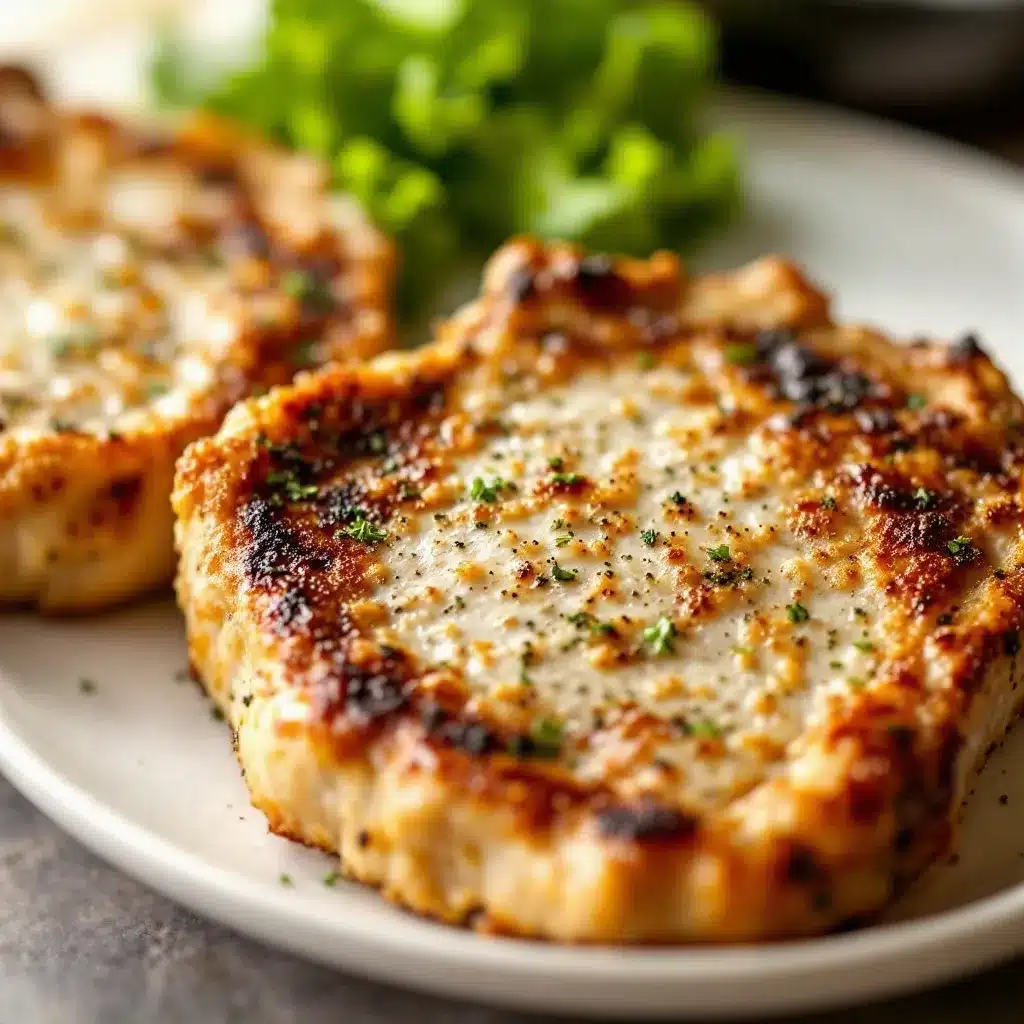 crispy air fryer pork chops preparation steps