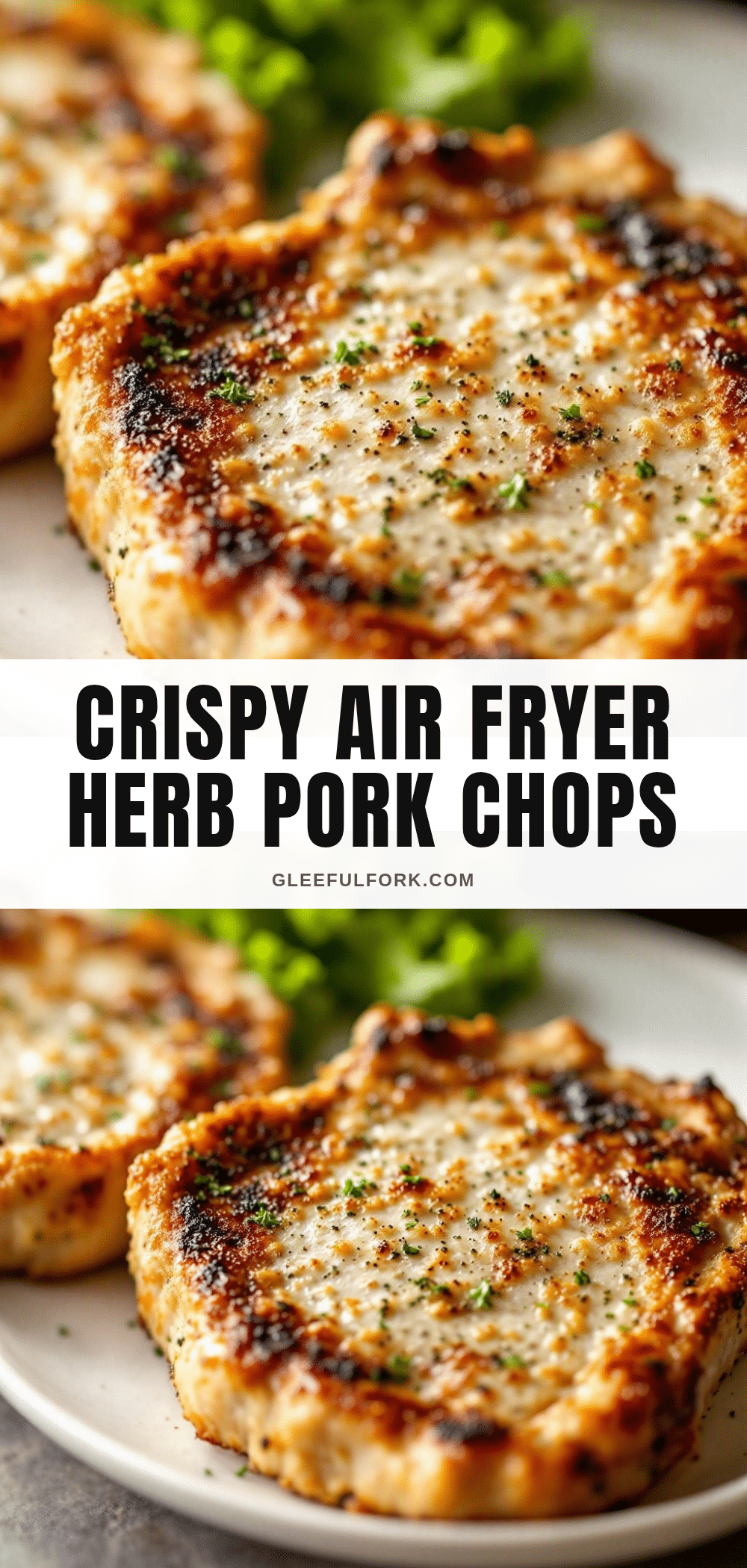 crispy air fryer pork chops recipe