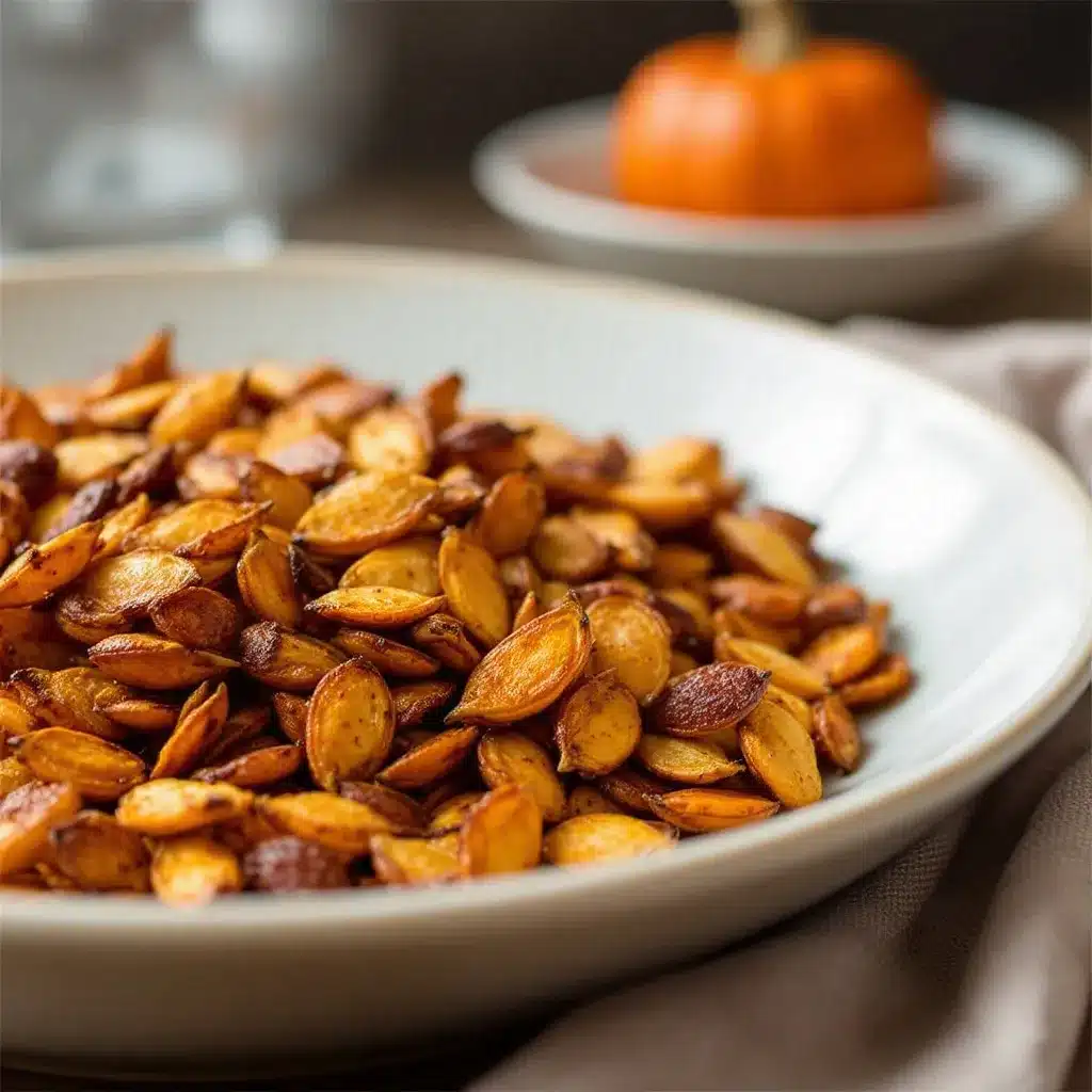 Crispy Air Fryer Pumpkin Seeds preparation steps