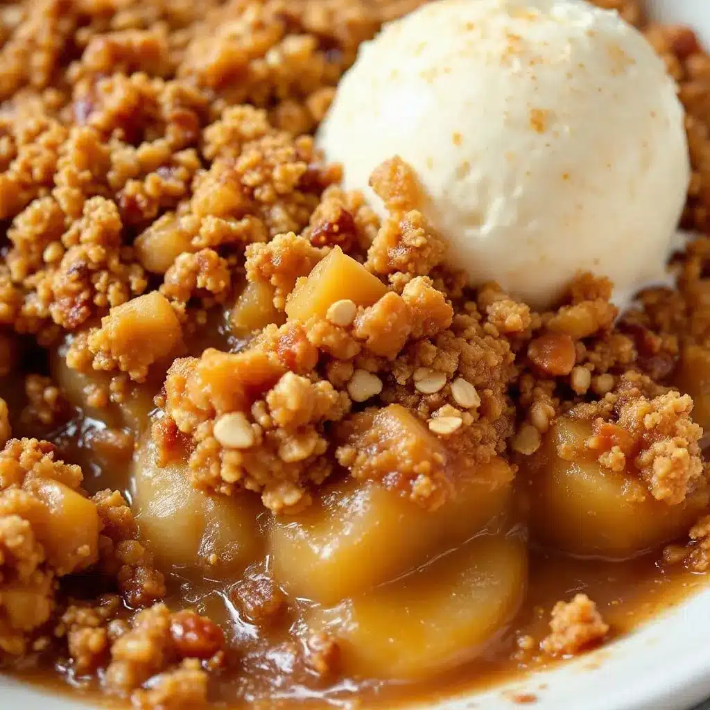 Crispy Brown Butter Apple Crisp preparation steps