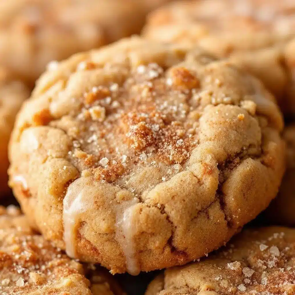 crispy brown butter gingerbread snickerdoodles - featured image