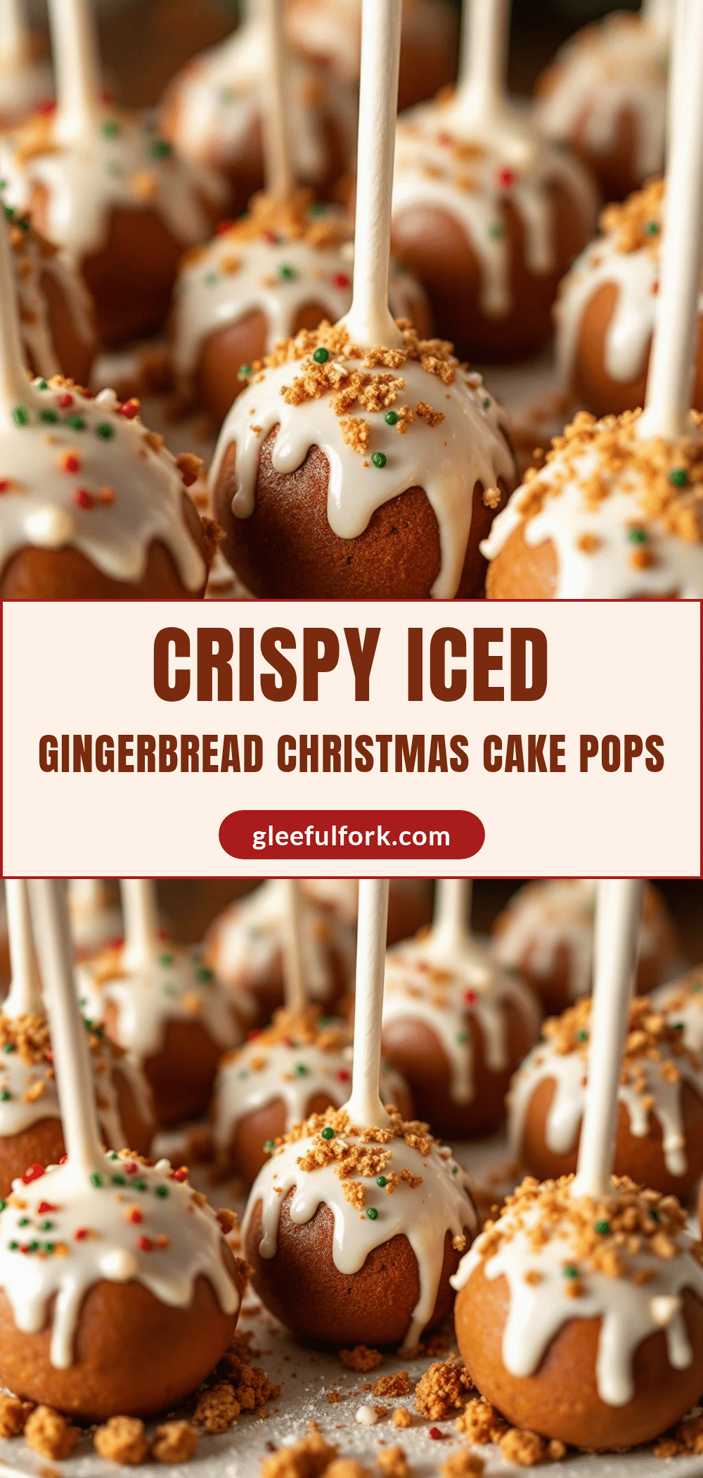 crispy iced gingerbread cake pops recipe