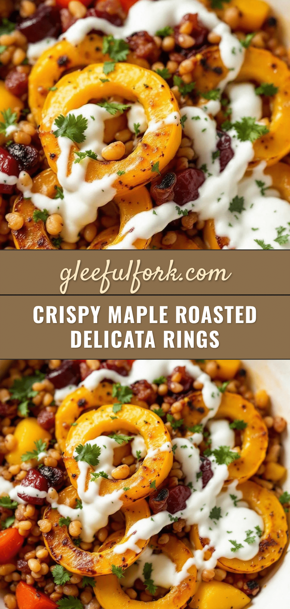 crispy maple roasted delicata squash rings recipe