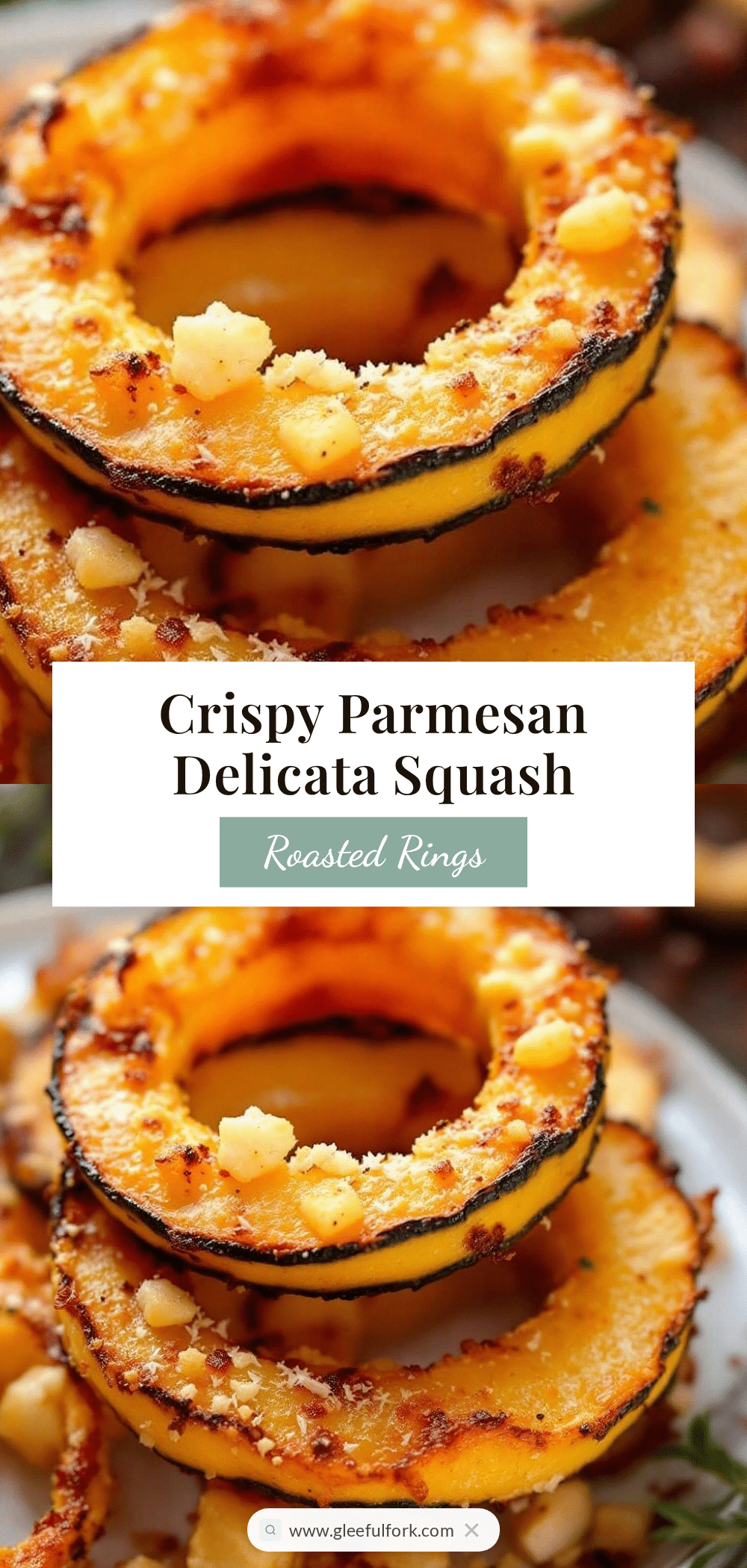 crispy parmesan roasted delicata squash rings recipe