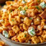 crispy ranch garlic chex mix - featured image