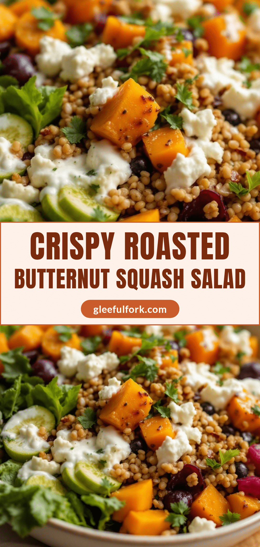 crispy roasted butternut squash salad recipe