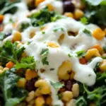 Crispy Roasted Delicata & Kale Harvest Salad - featured image