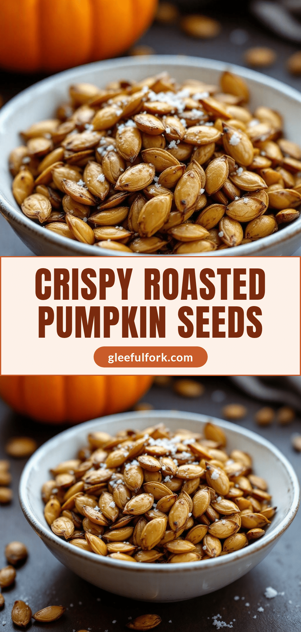crispy roasted pumpkin seeds with sea salt recipe