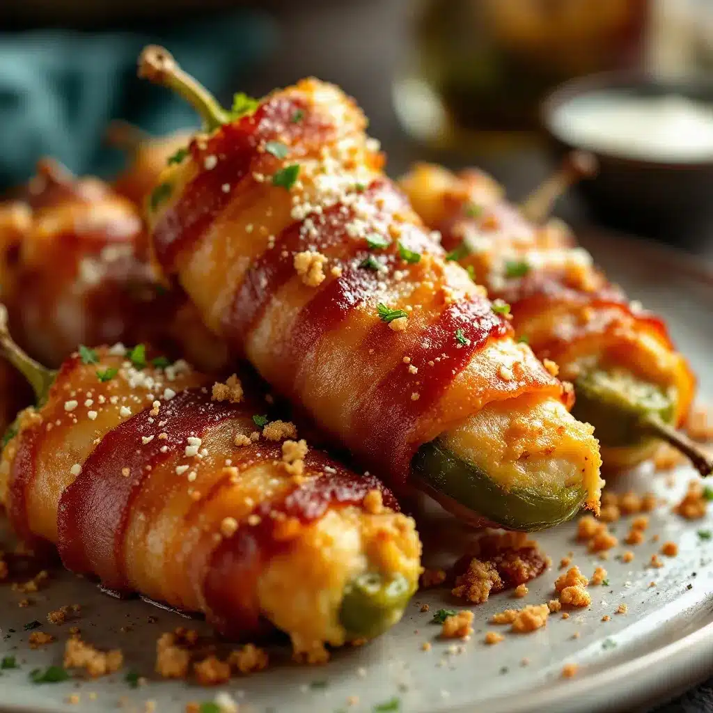 Crispy Smoky Bacon Jalapeno Poppers preparation steps