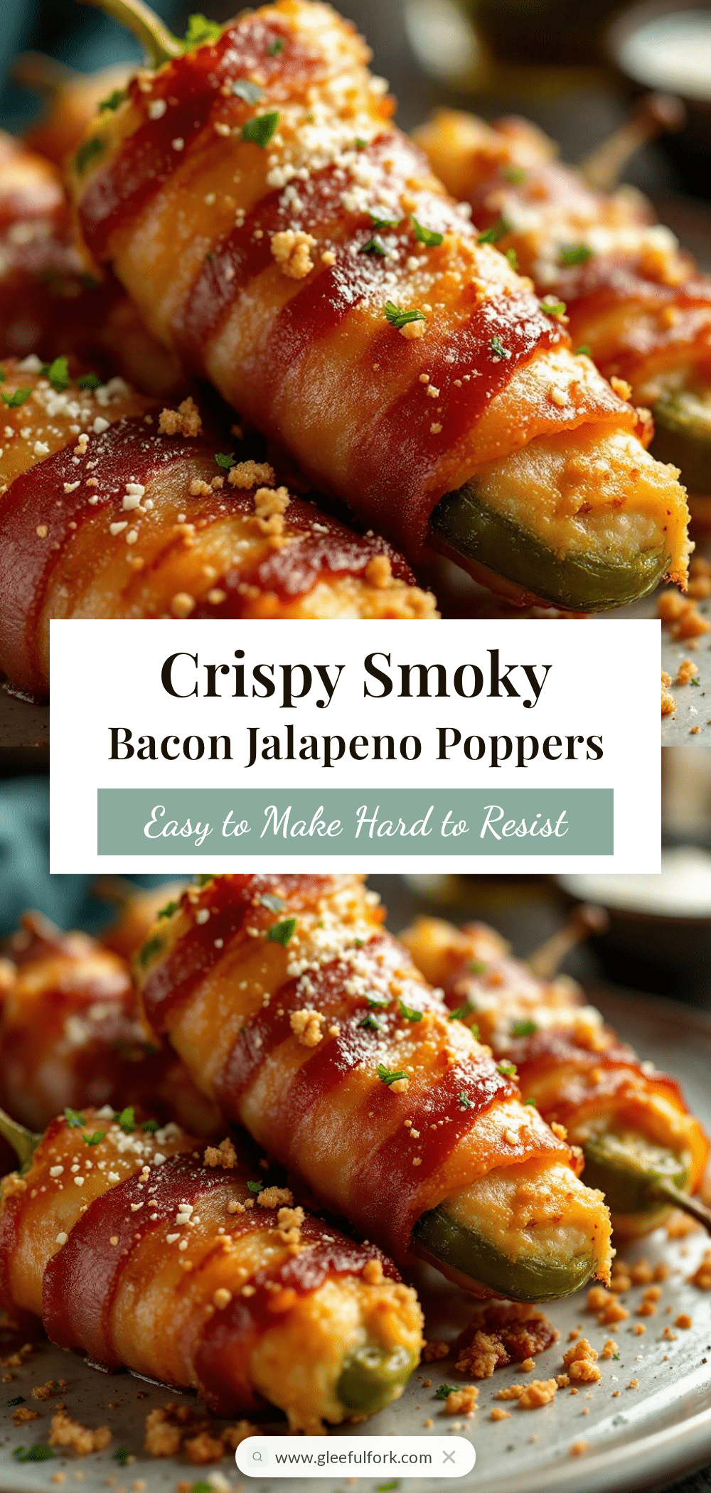 Crispy Smoky Bacon Jalapeno Poppers recipe
