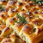 Crispy Sourdough Discard Focaccia with Rosemary - featured image