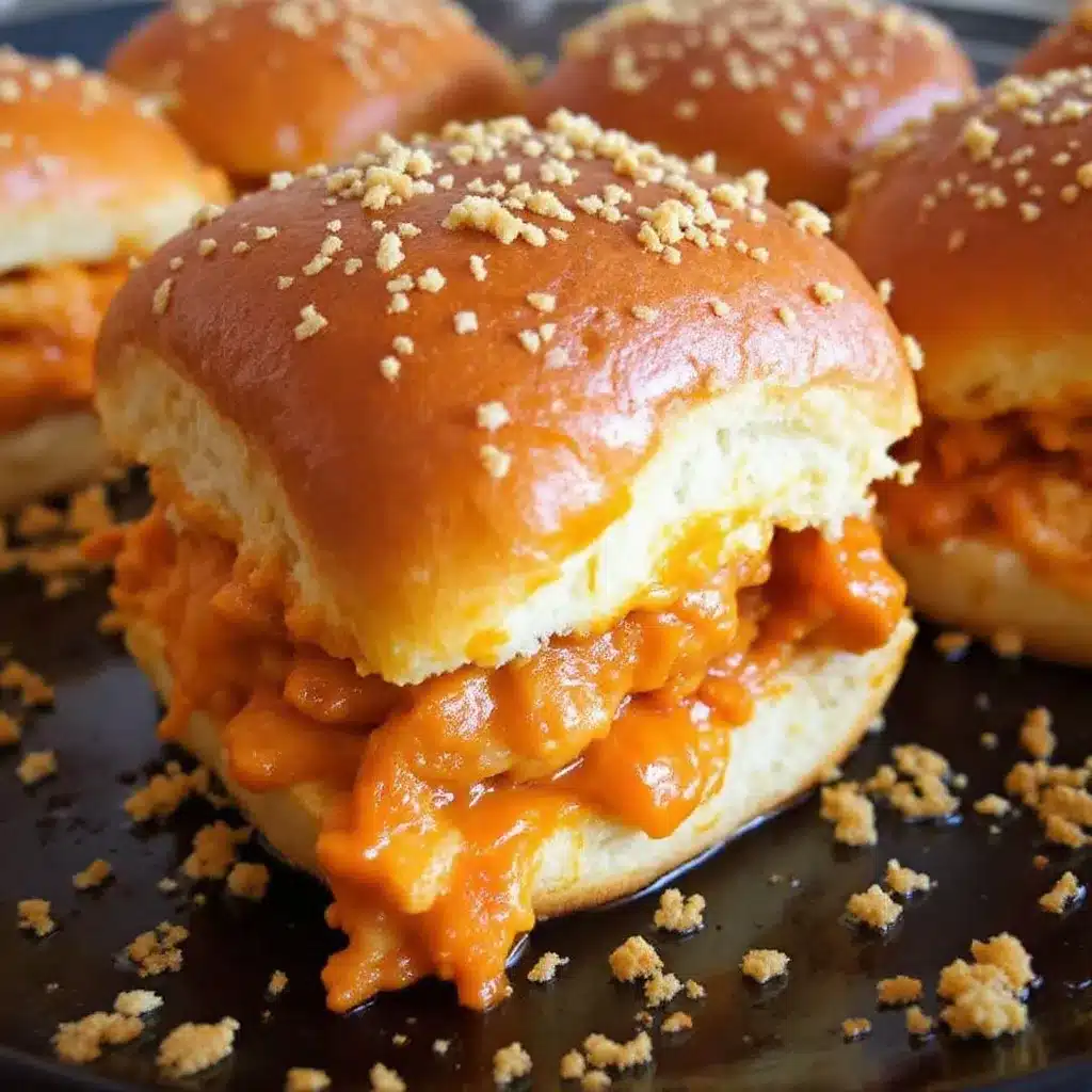 crockpot buffalo chicken sliders preparation steps