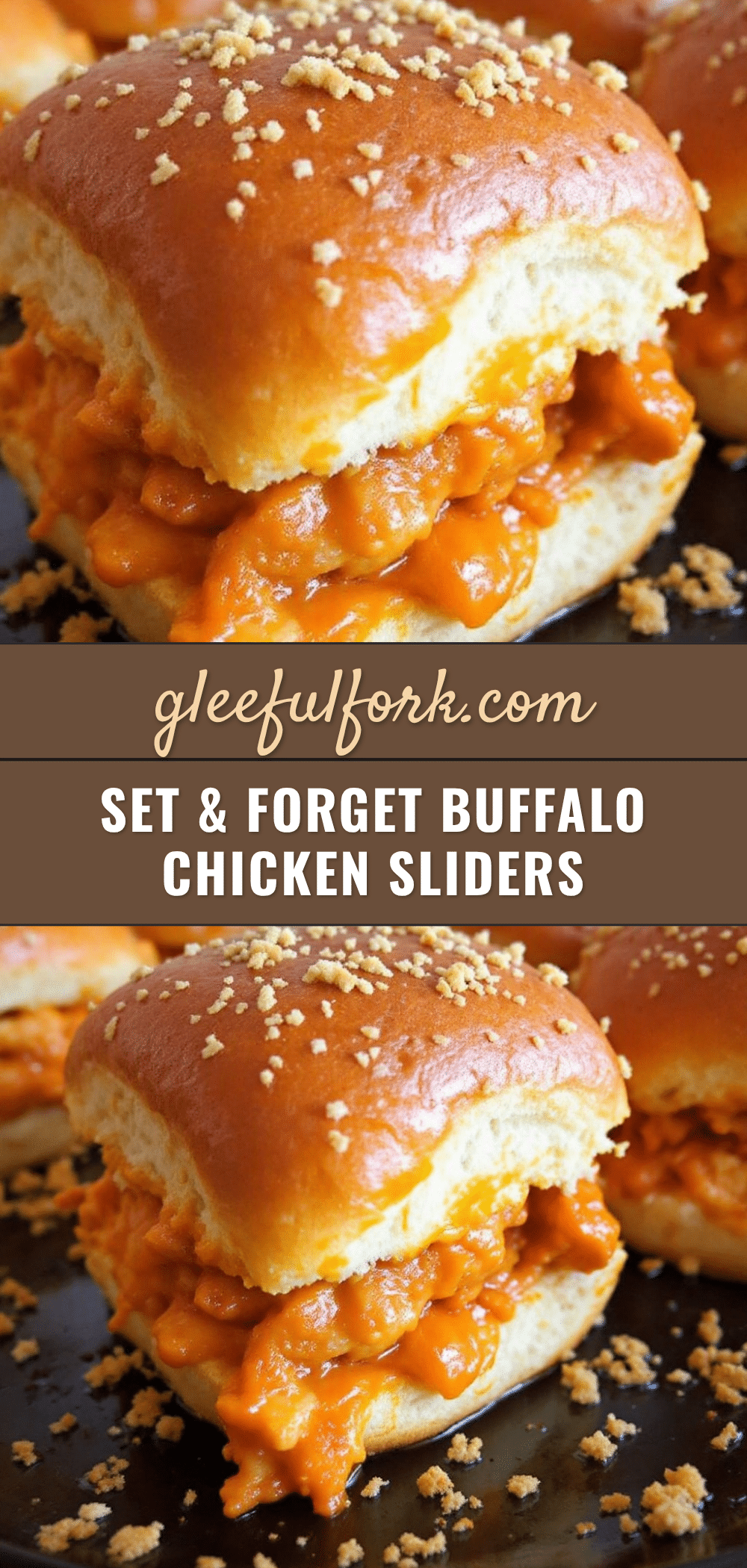 crockpot buffalo chicken sliders recipe