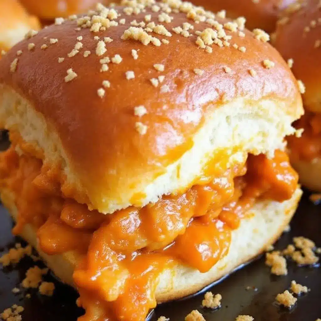 crockpot buffalo chicken sliders - featured image