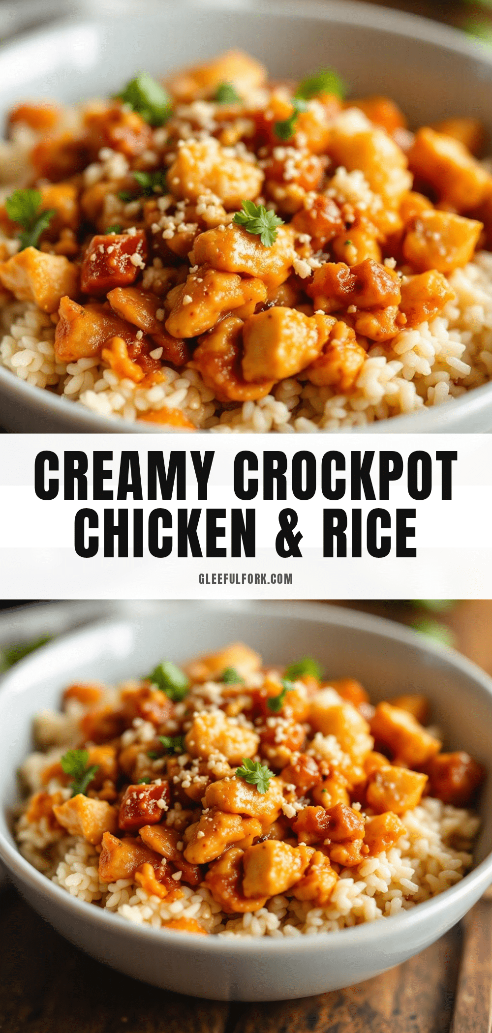 Crockpot Chicken and Rice Meal Prep recipe