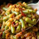 crockpot green bean casserole - featured image