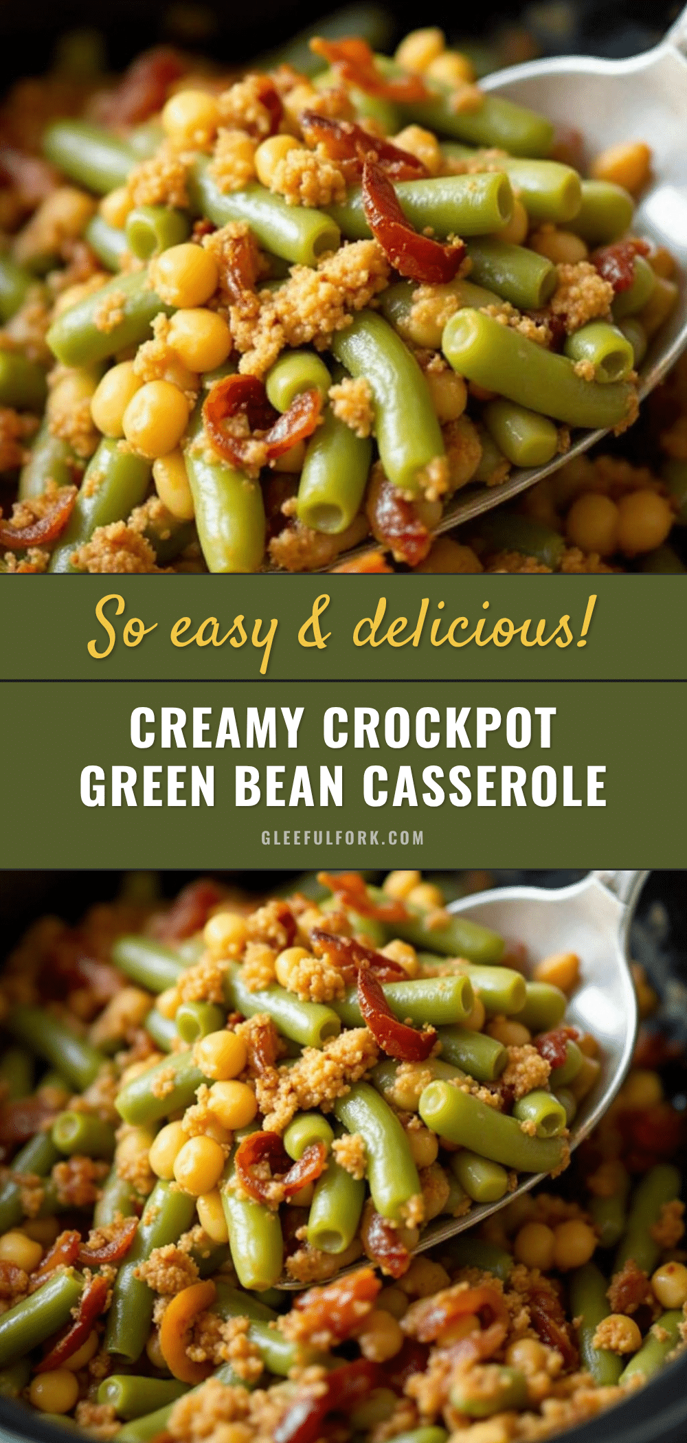 crockpot green bean casserole recipe