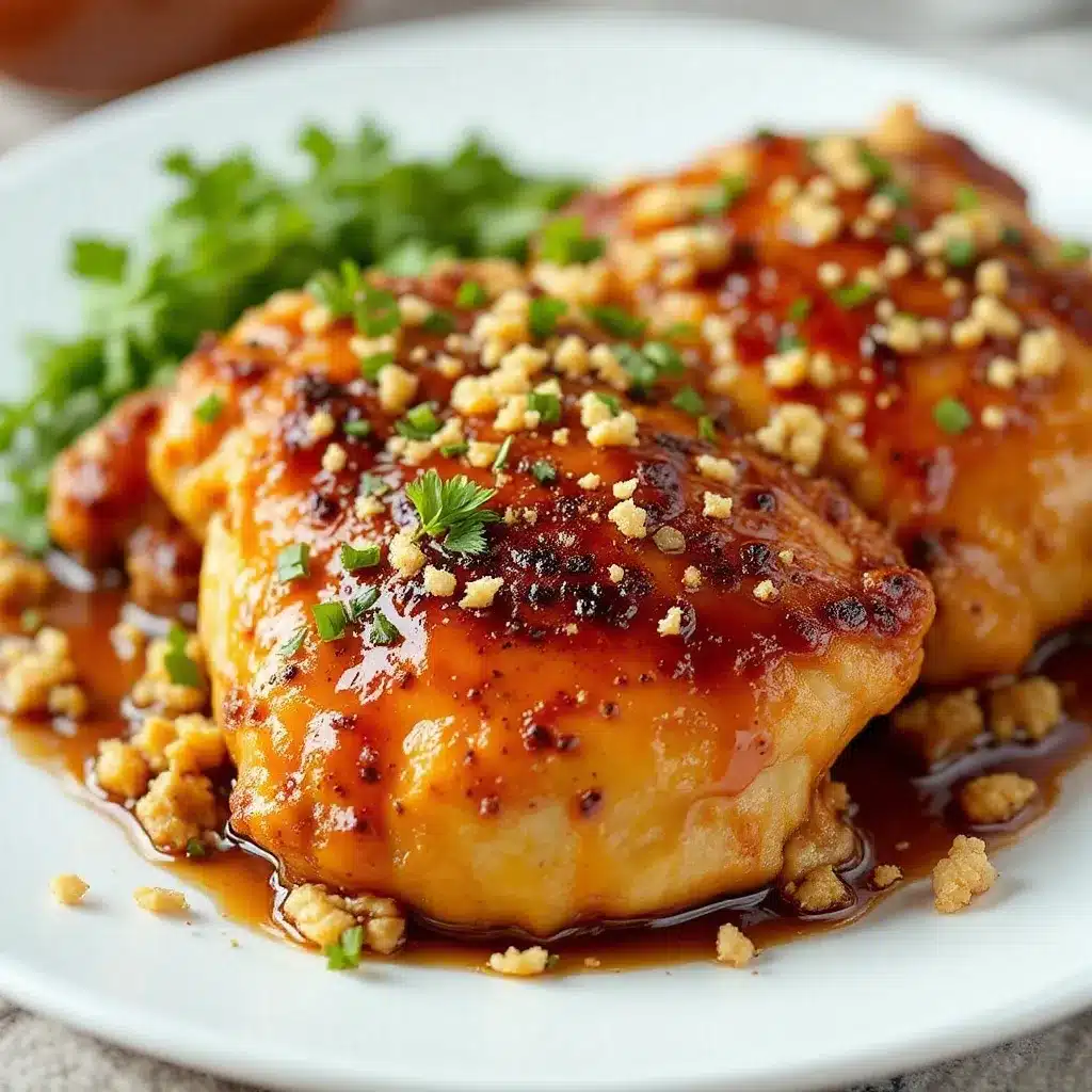 crockpot honey garlic chicken thighs preparation steps