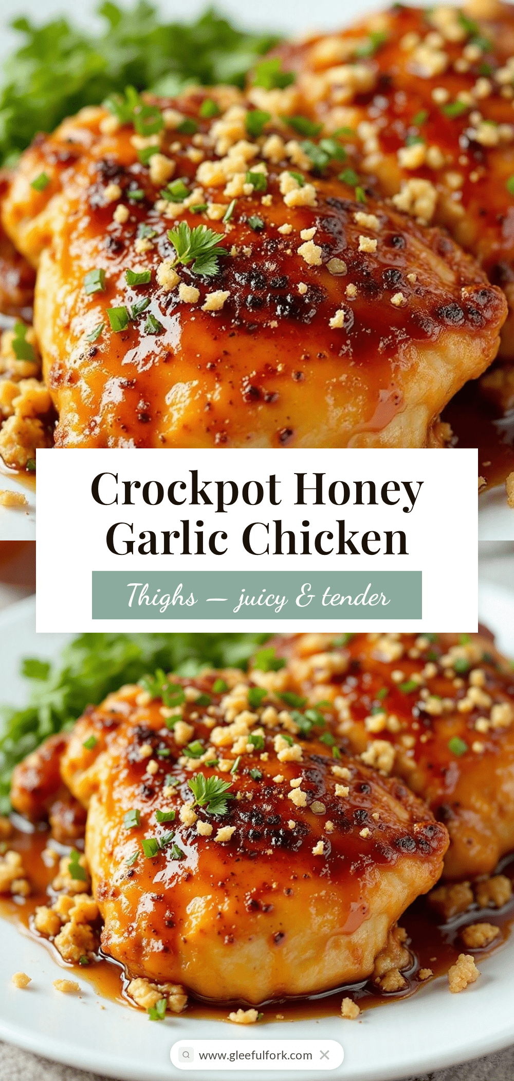 crockpot honey garlic chicken thighs recipe