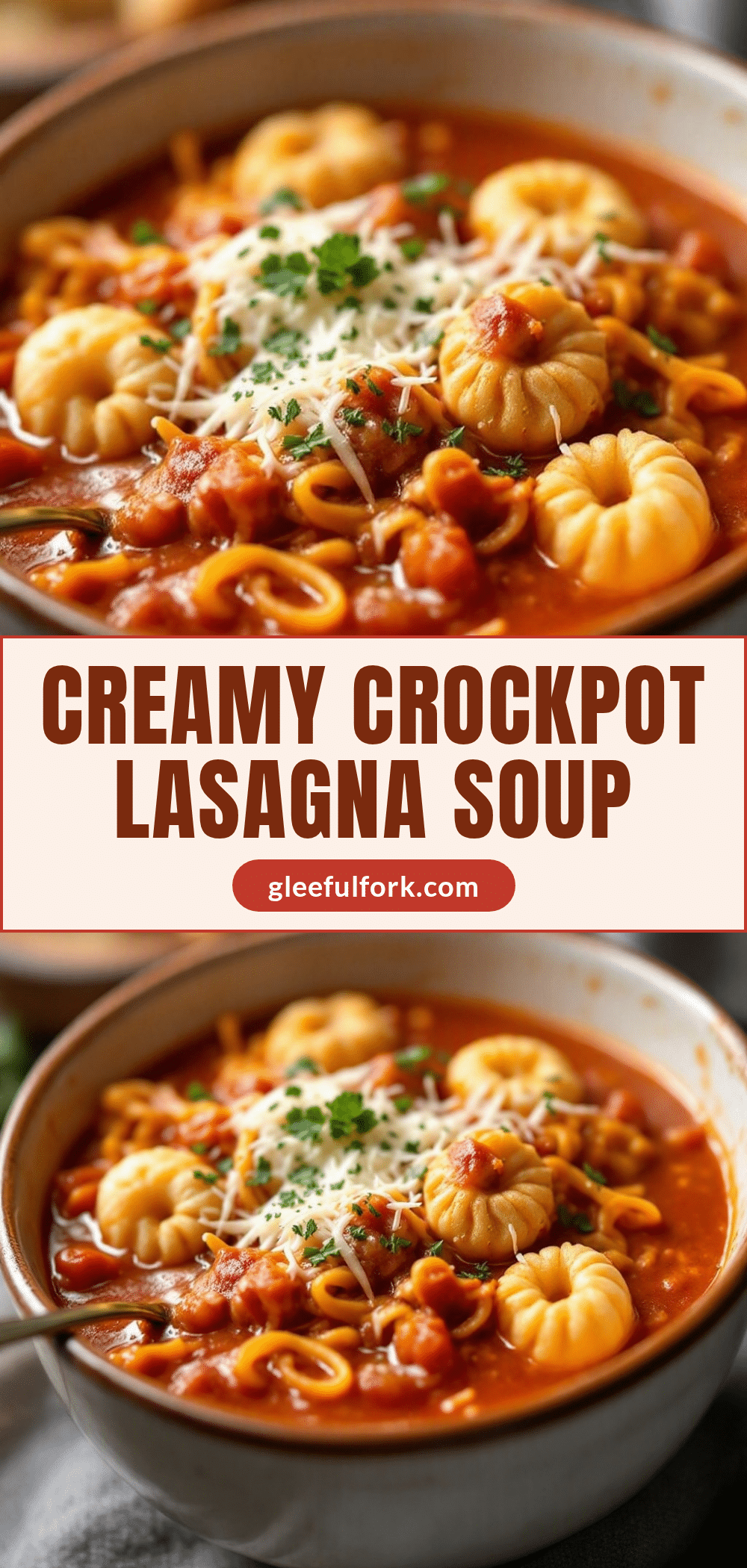 Crockpot Lasagna Soup recipe