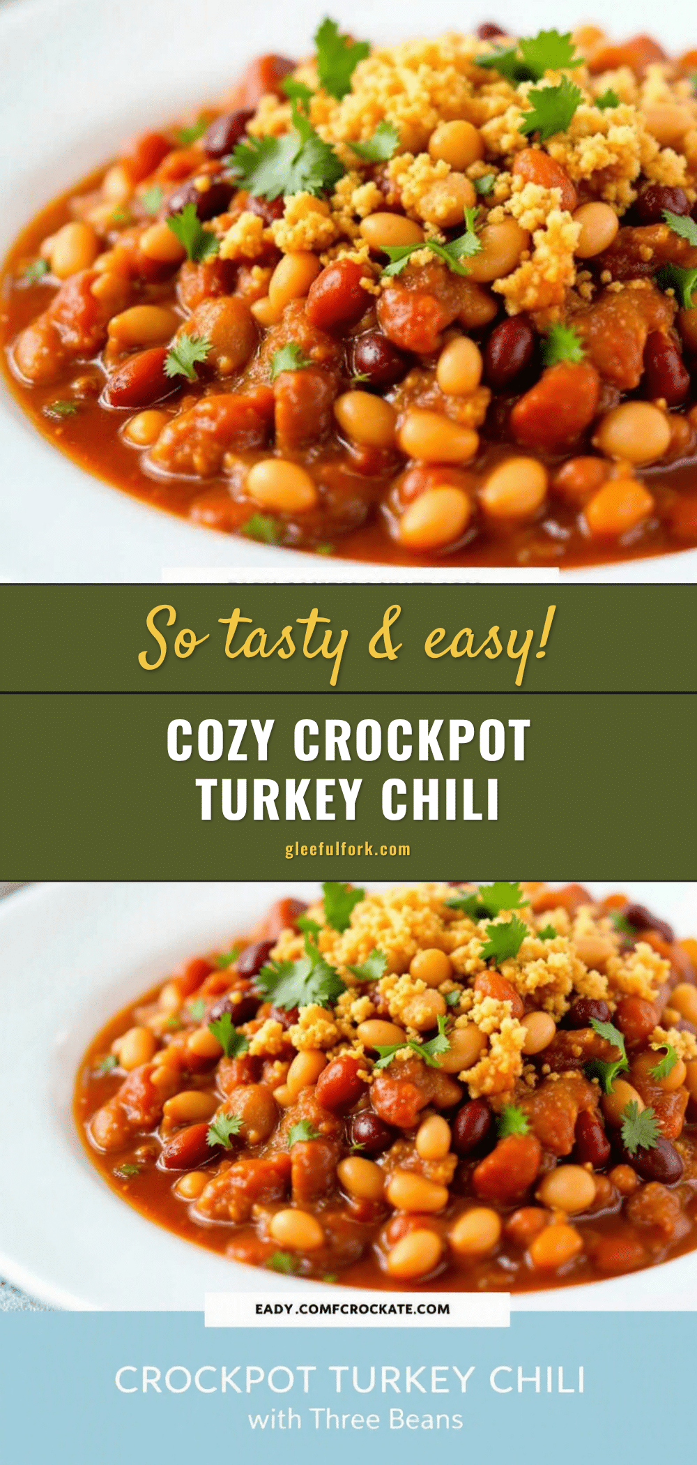 crockpot turkey chili recipe