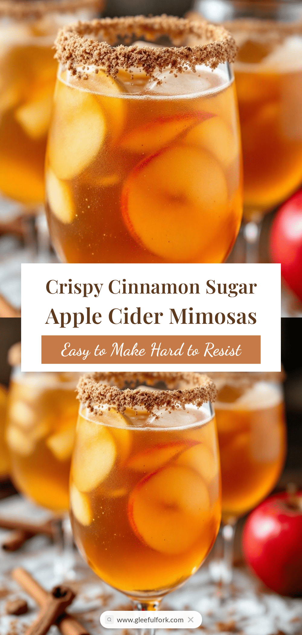 easy apple cider mimosa recipe