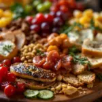 easy charcuterie board for two - featured image