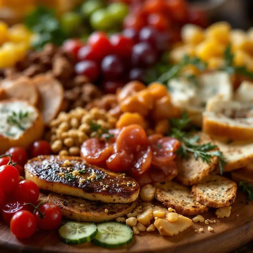 easy charcuterie board for two - featured image