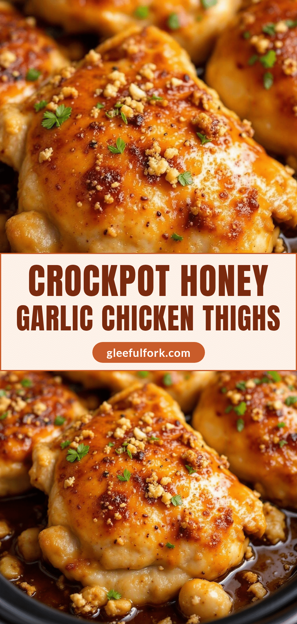 easy crockpot honey garlic chicken thighs recipe