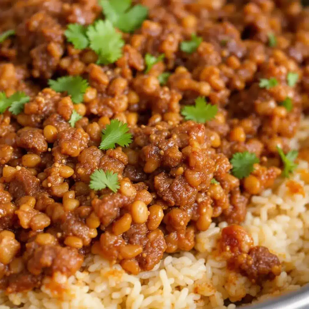 easy ground beef and rice skillet preparation steps