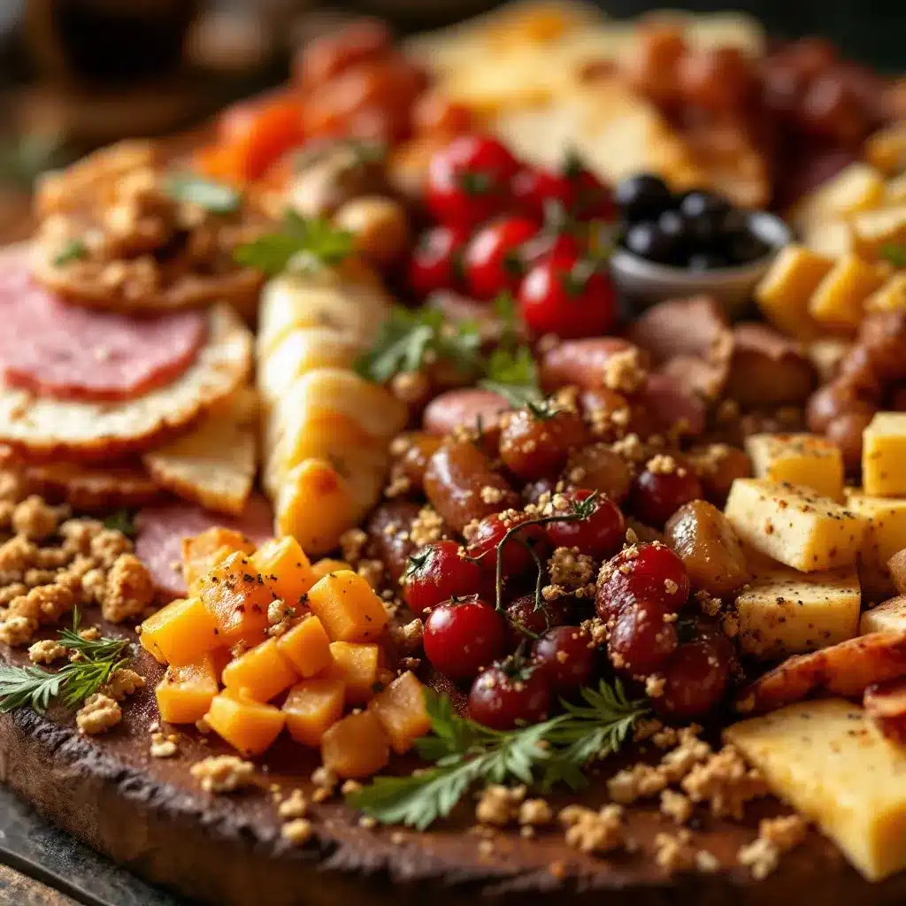 easy romantic charcuterie board for two preparation steps
