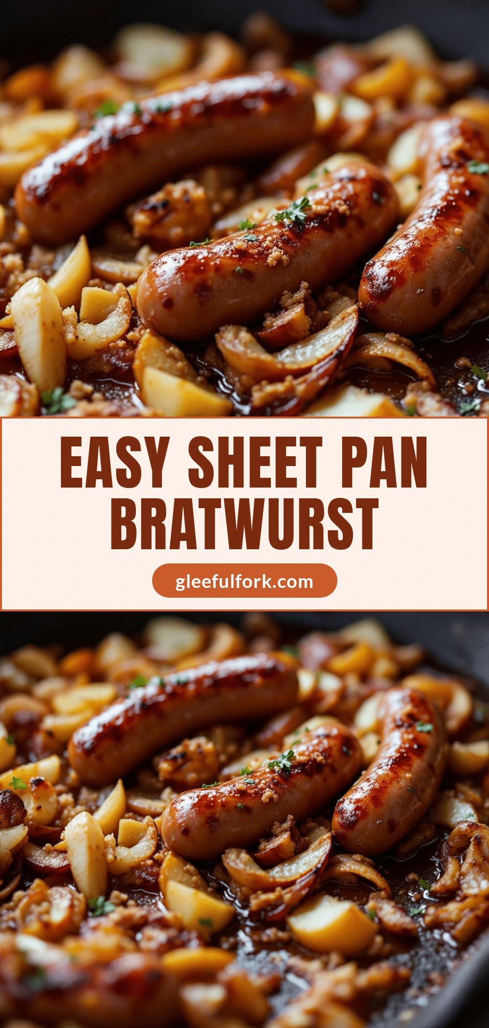 easy sheet pan bratwurst recipe