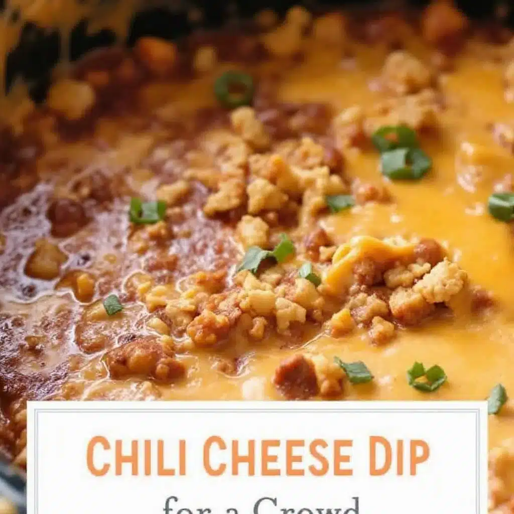 Easy Slow Cooker Chili Cheese Dip for a Crowd - featured image