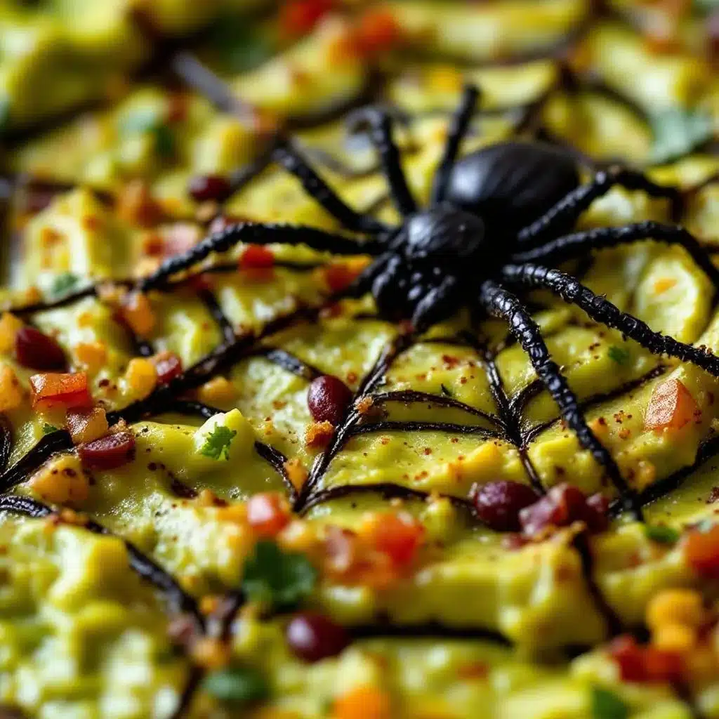 Easy Spider Web Guacamole - featured image