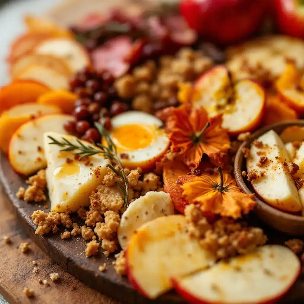 fall harvest charcuterie board preparation steps