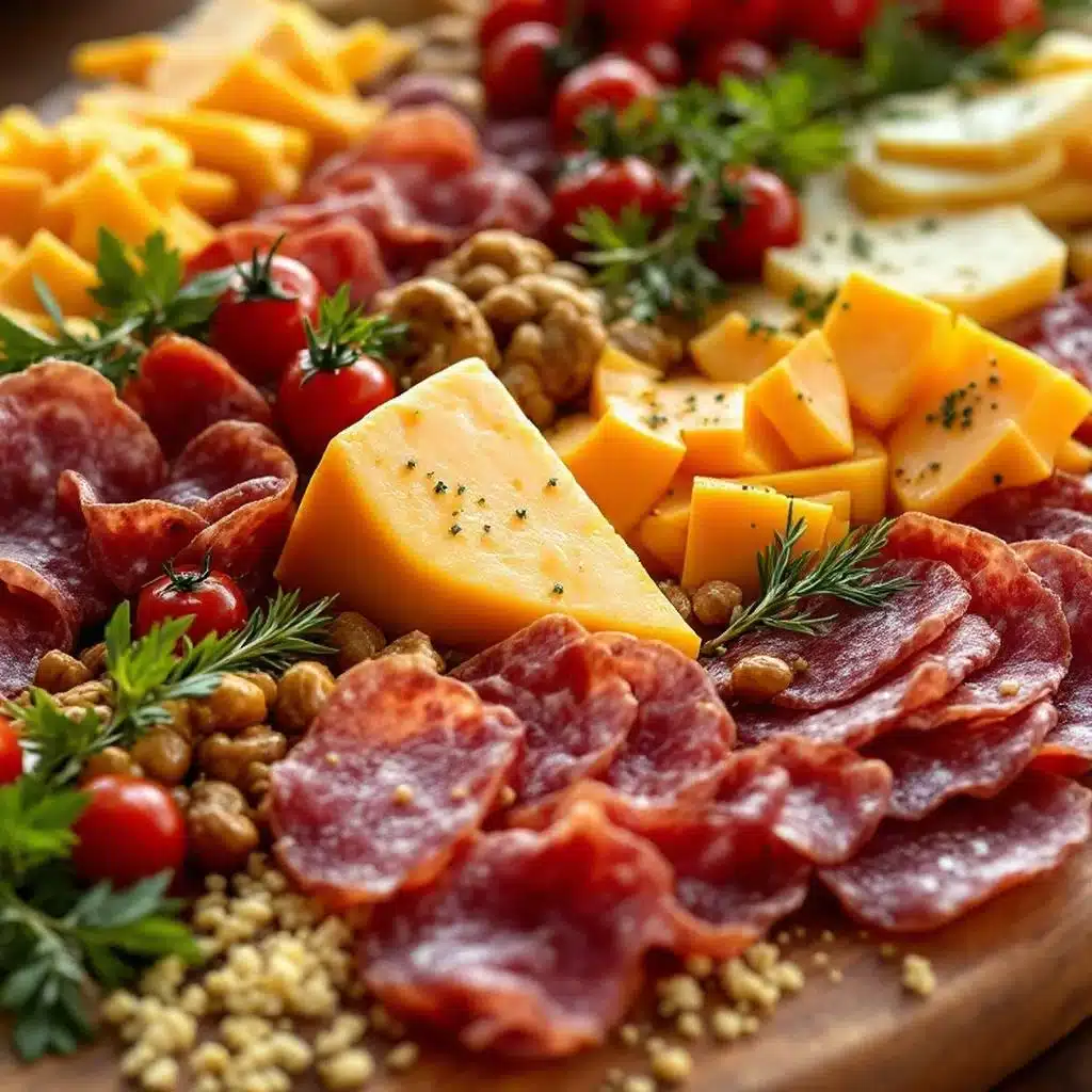 football charcuterie board - featured image