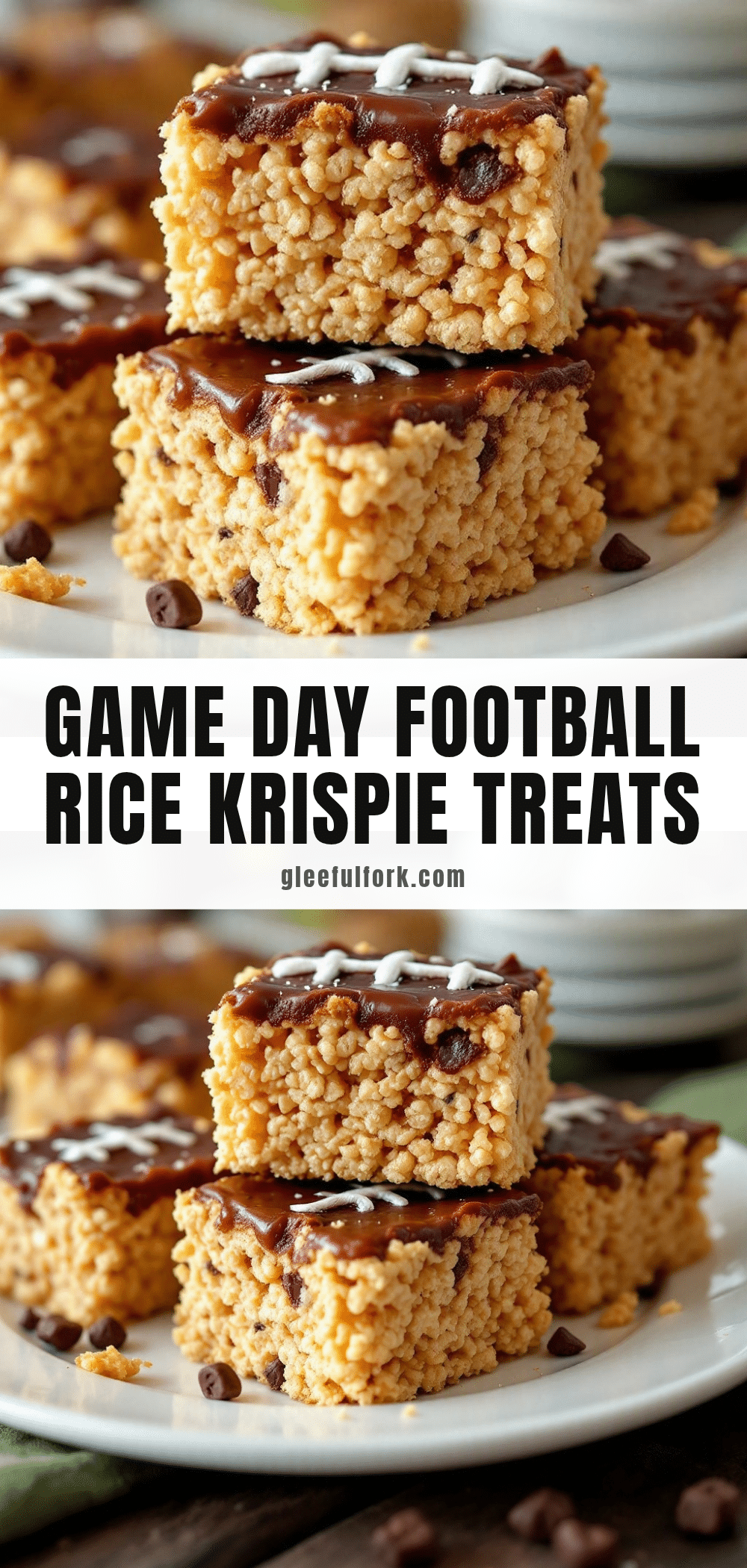 football-shaped rice krispie treats recipe