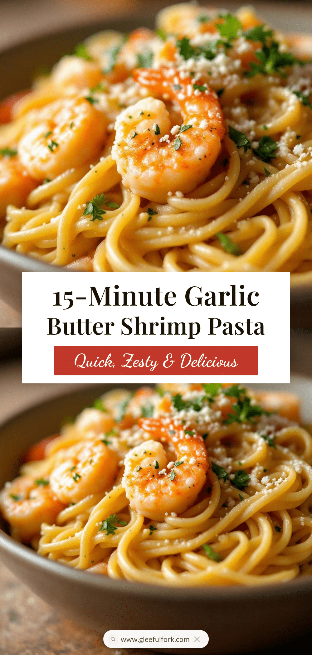 garlic butter shrimp pasta recipe